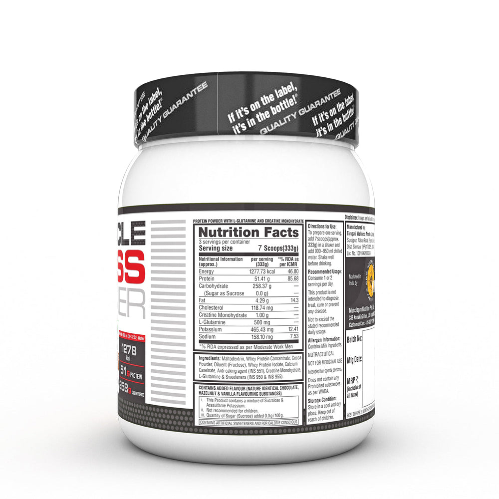 Labrada Muscle Mass Gainer Powder Protein Shake