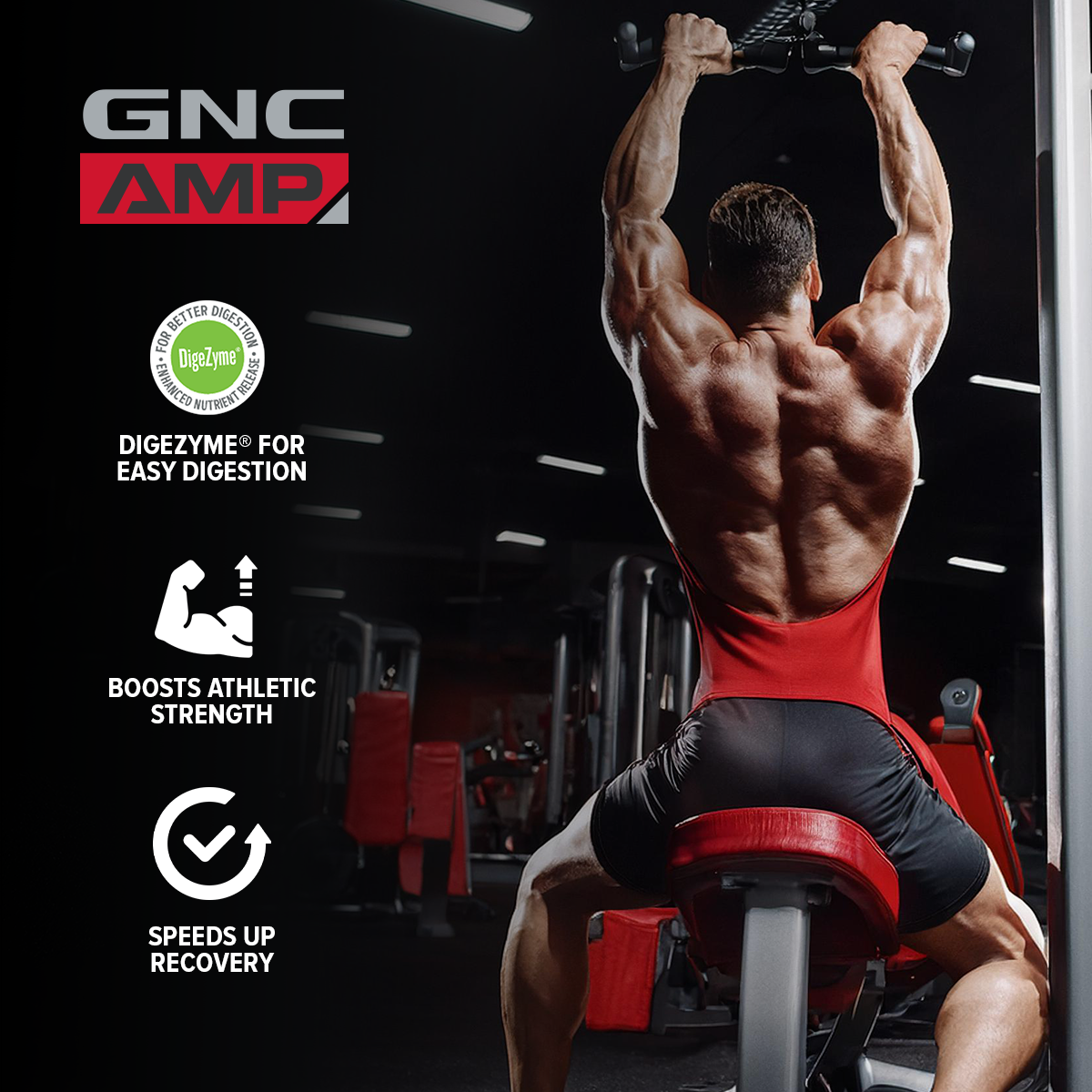 AMP Pure Isolate Whey Protein GNC