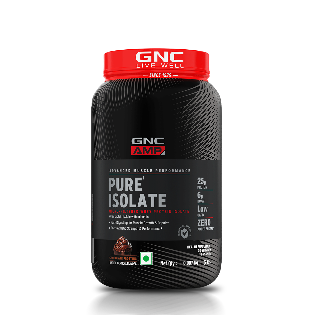 AMP Pure Isolate Whey Protein GNC