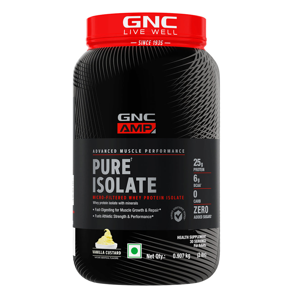 AMP Pure Isolate Whey Protein GNC