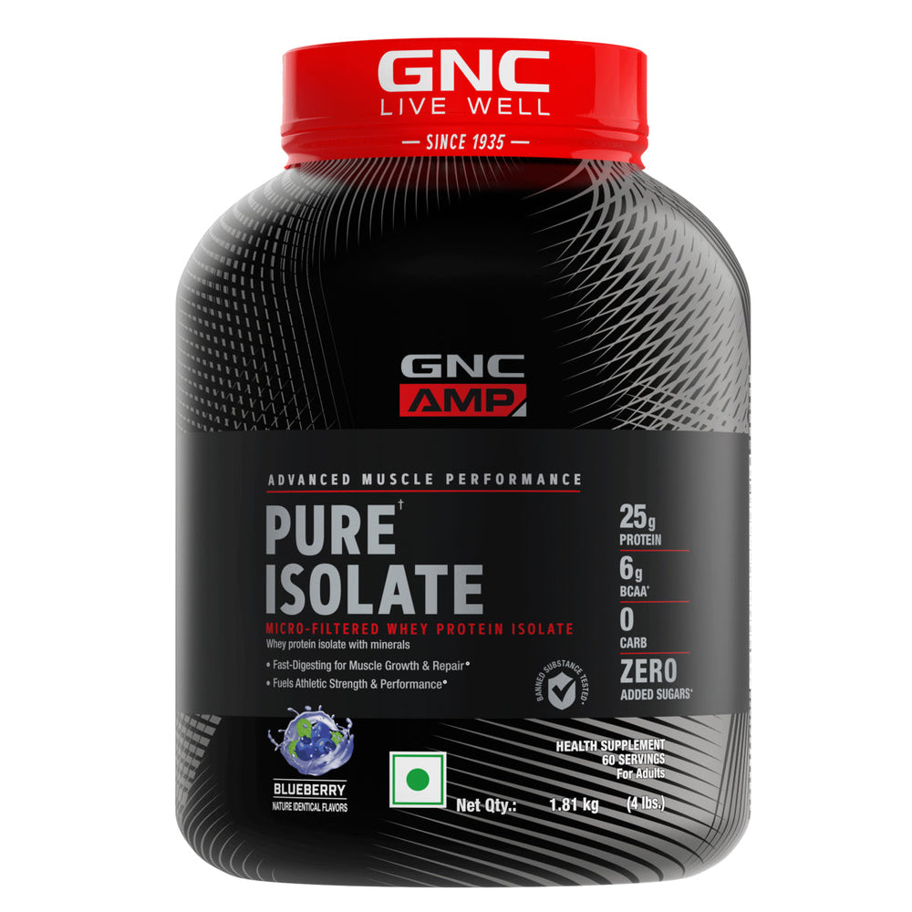 AMP Pure Isolate Whey Protein GNC