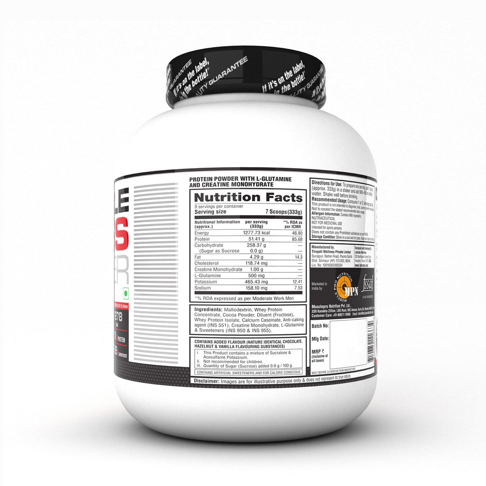 Labrada Muscle Mass Gainer Powder Protein Shake