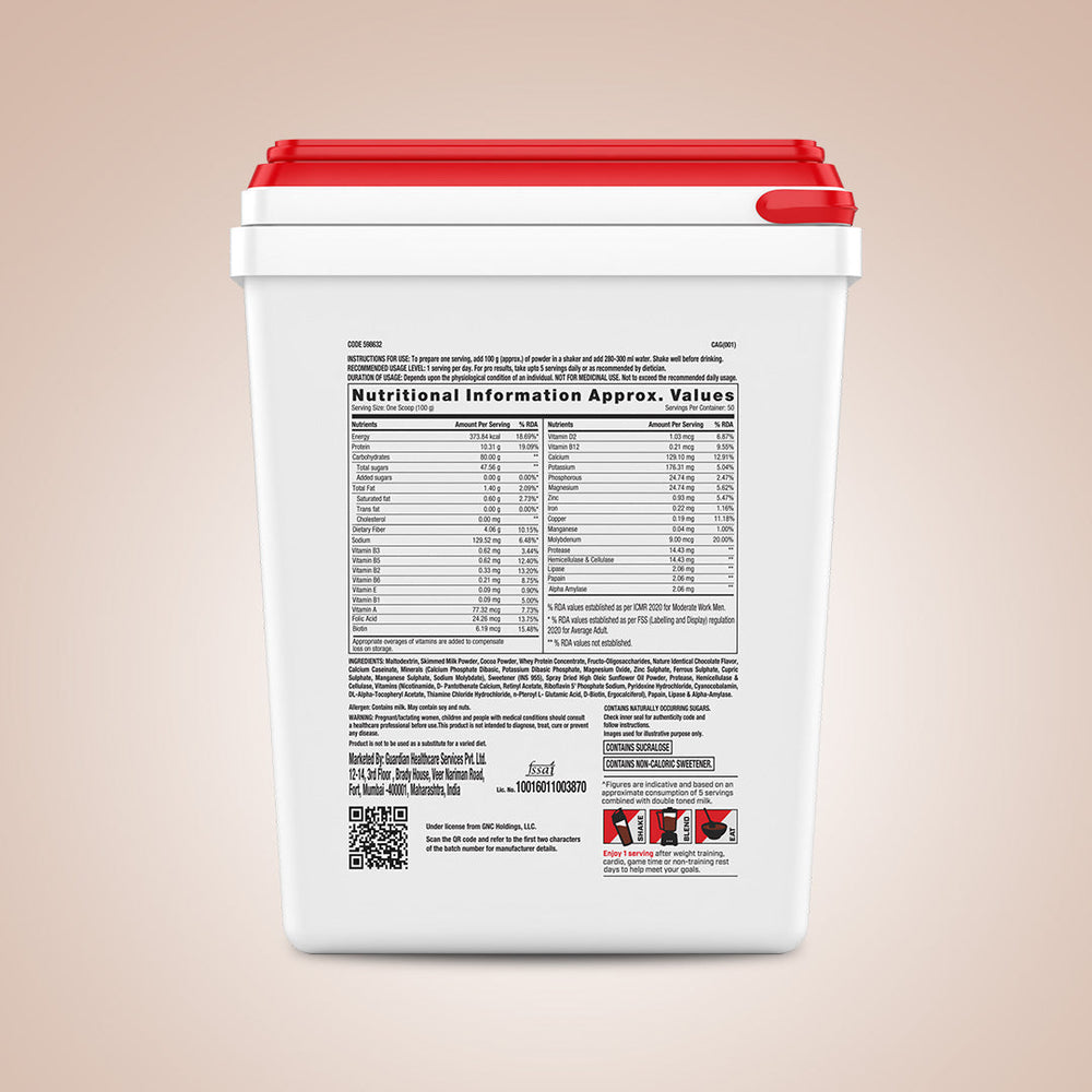 Pro Performance Weight Gainer Double Chocolate GNC