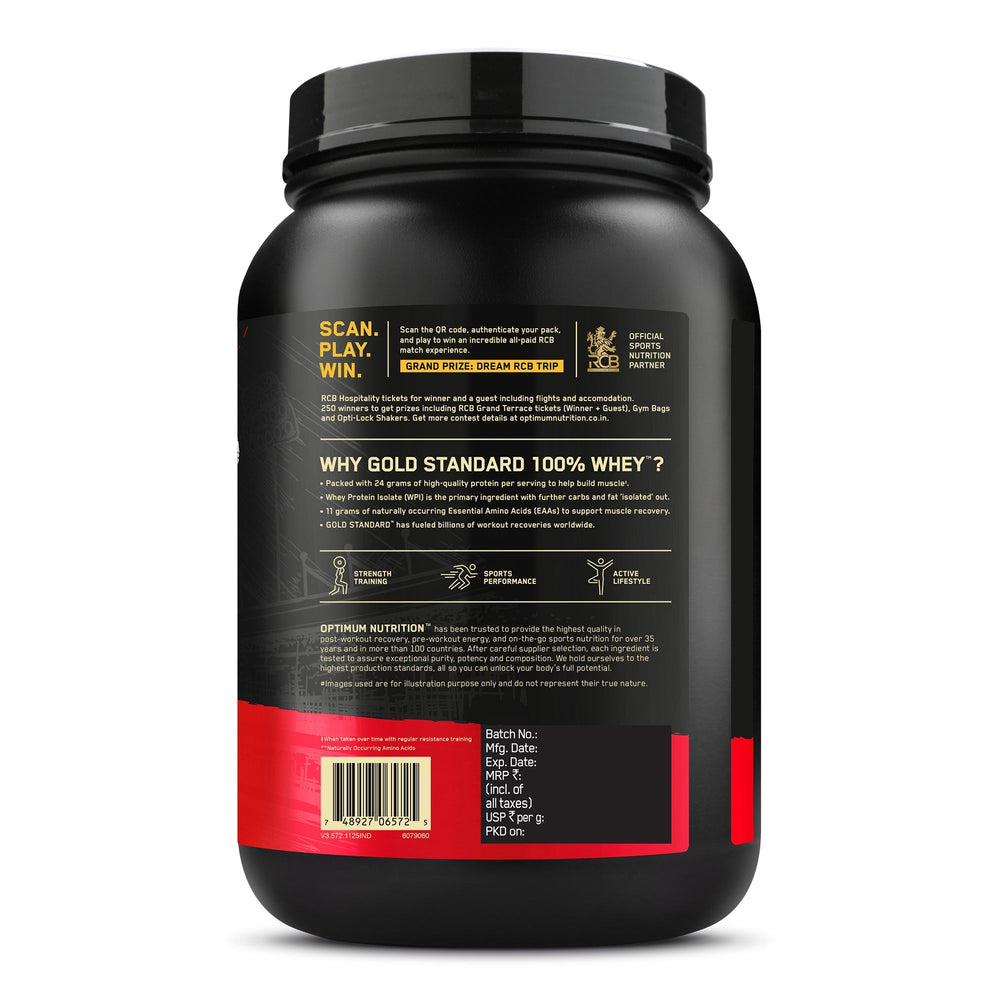 Optimum Nutrition Gold Standard 100% Whey Protein Double Rich Chocolate 907g