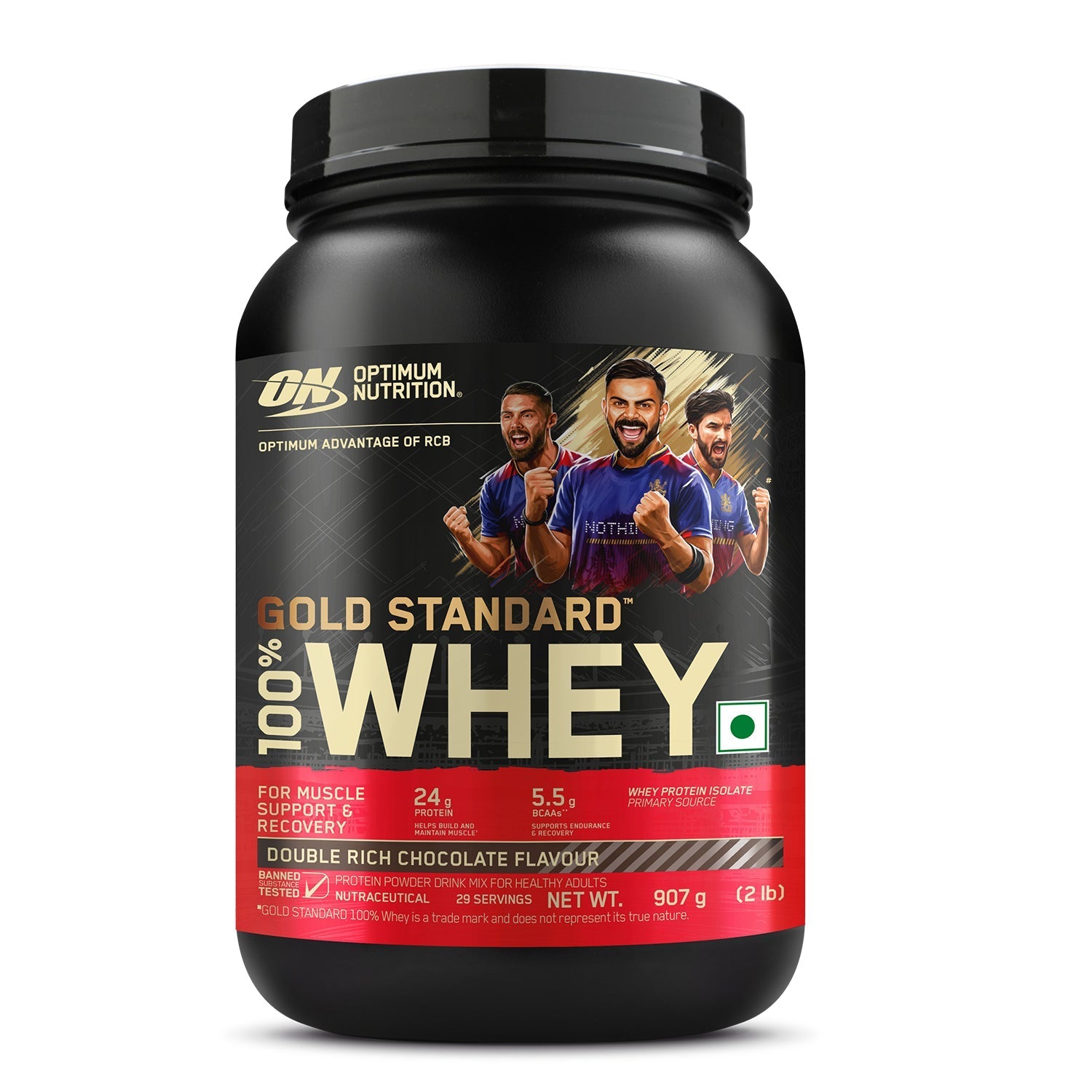 Optimum Nutrition Gold Standard 100% Whey Protein Double Rich Chocolate 907g