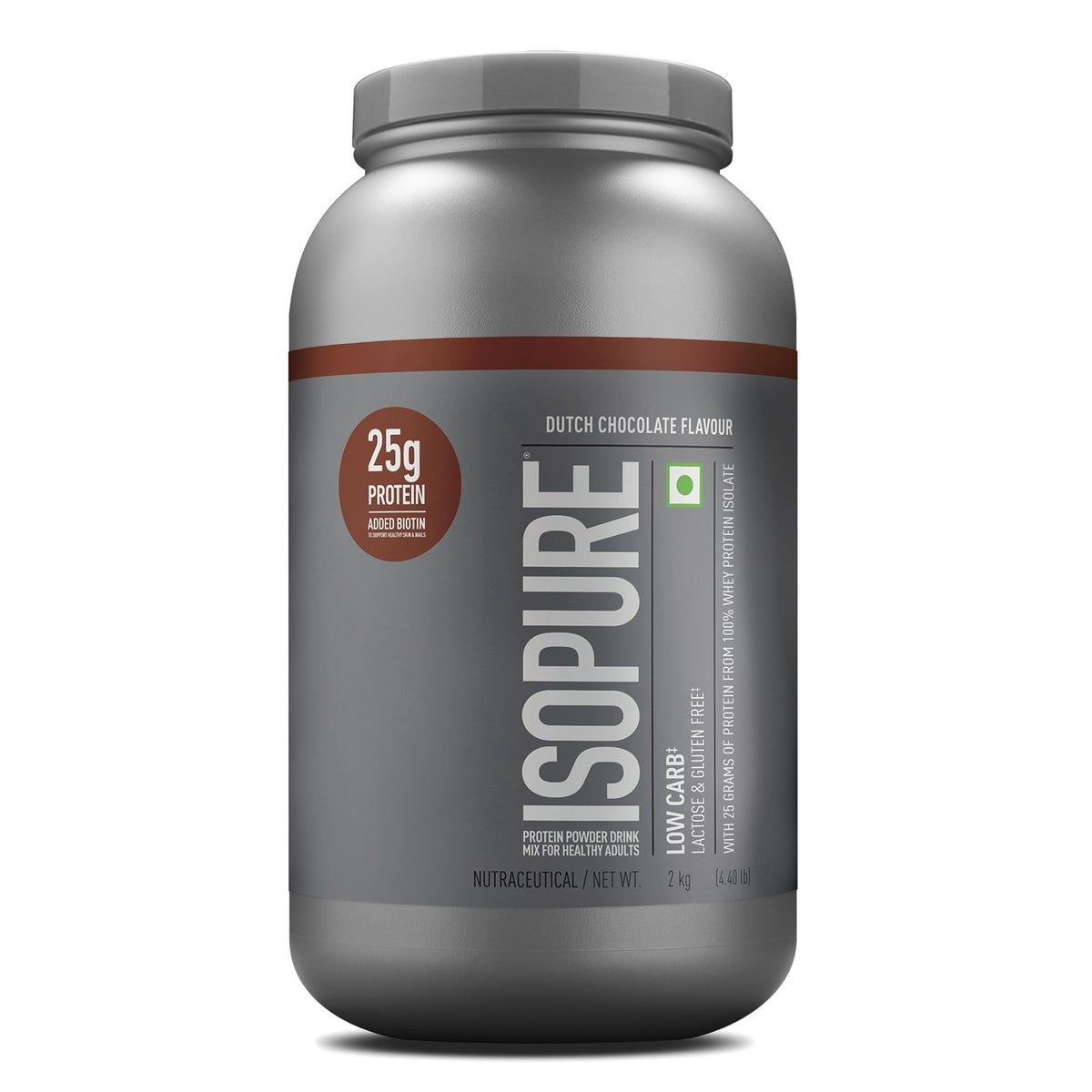 Whey Protein Isolate Powder Vitamins Immune Support Isopure 2 kg