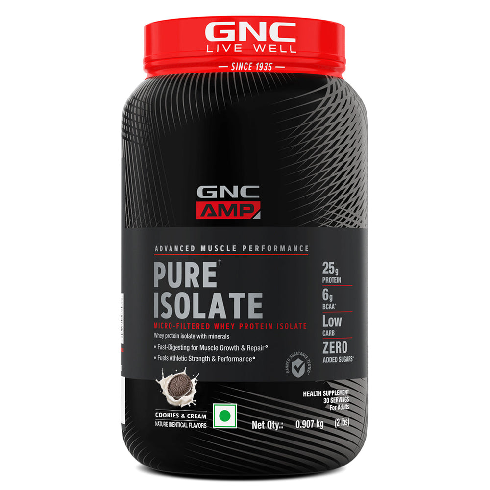 AMP Pure Isolate Whey Protein GNC