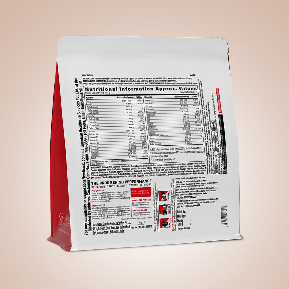 Pro Performance Weight Gainer Double Chocolate GNC