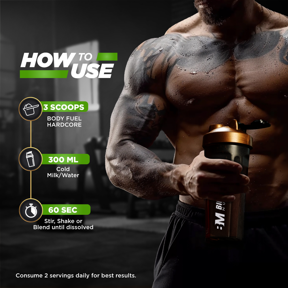 Body Fuel Hardcore Mass Gainer BigMuscles Nutrition