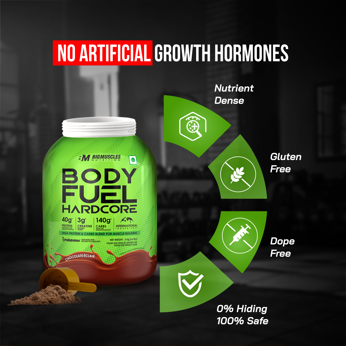 Body Fuel Hardcore Mass Gainer BigMuscles Nutrition