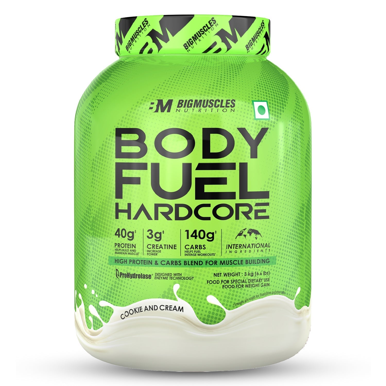 Body Fuel Hardcore Mass Gainer BigMuscles Nutrition