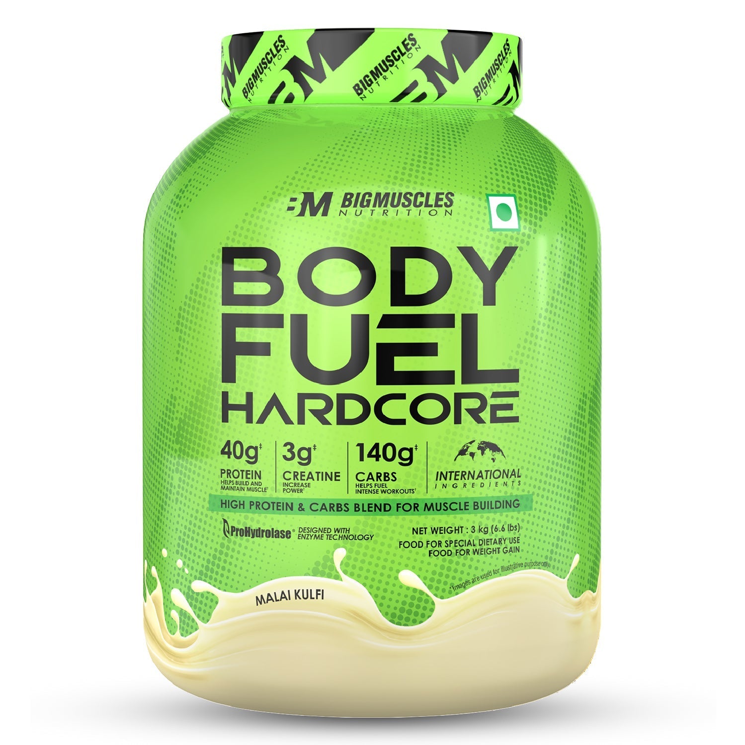 Body Fuel Hardcore Mass Gainer BigMuscles Nutrition