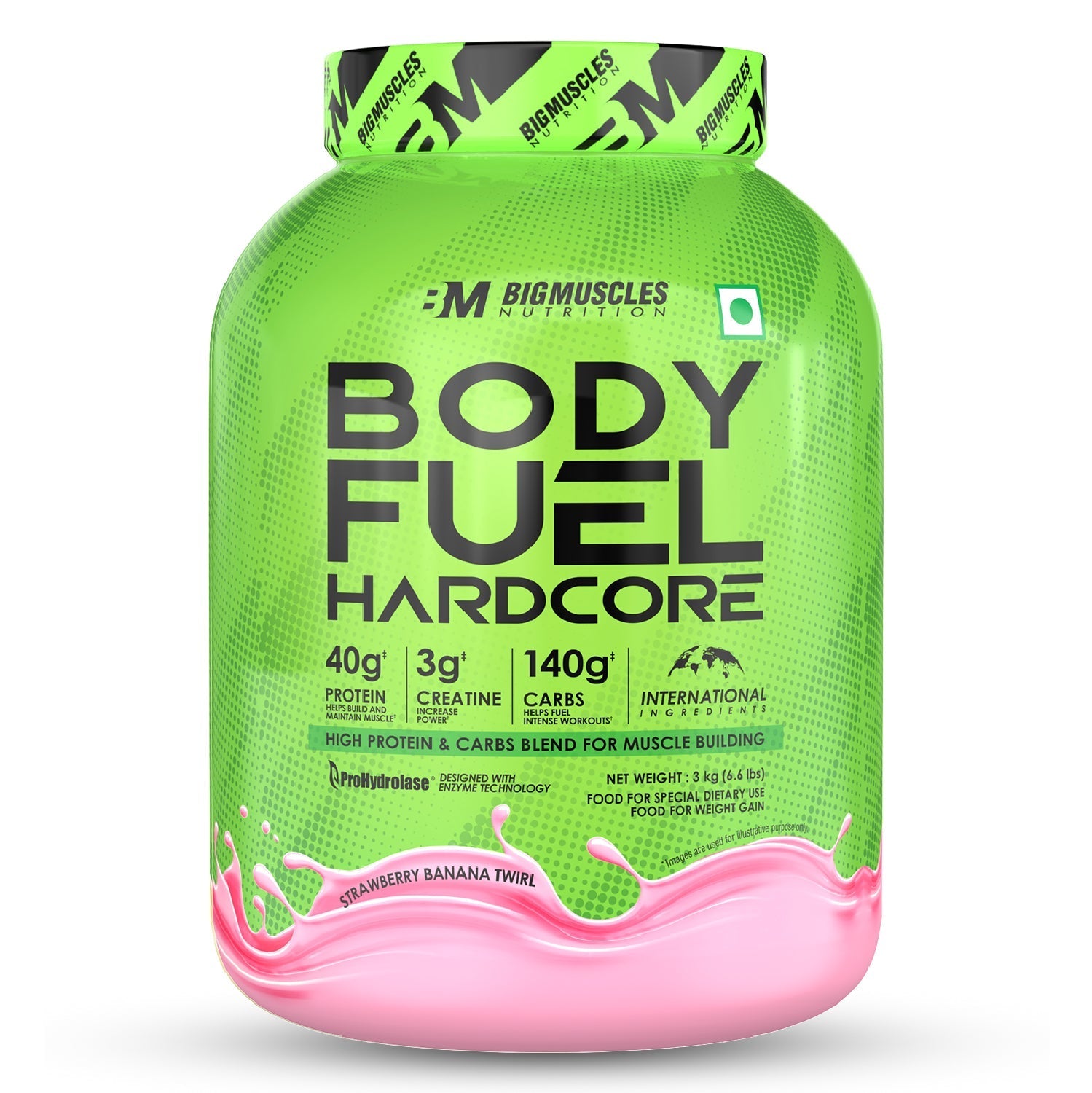 Body Fuel Hardcore Mass Gainer BigMuscles Nutrition