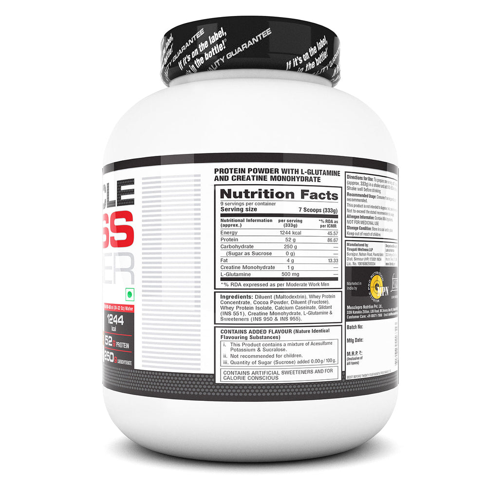 Labrada Muscle Mass Gainer Powder Protein Shake
