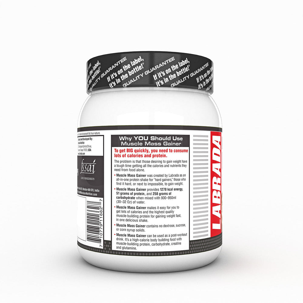 Labrada Muscle Mass Gainer Powder Protein Shake