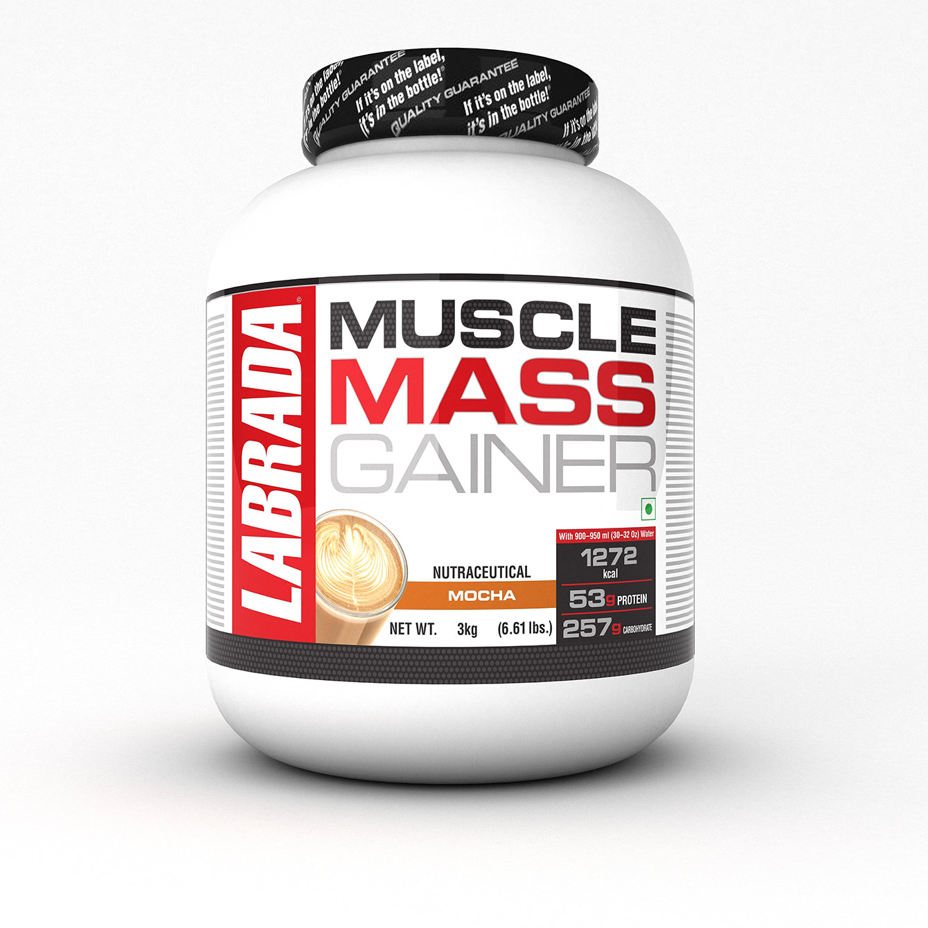 Labrada Muscle Mass Gainer Powder Protein Shake