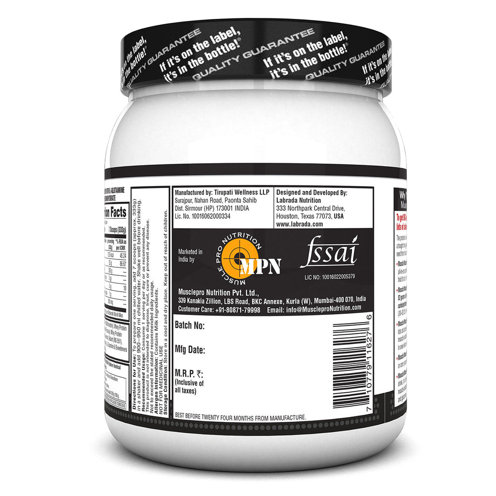 Labrada Muscle Mass Gainer Powder Protein Shake