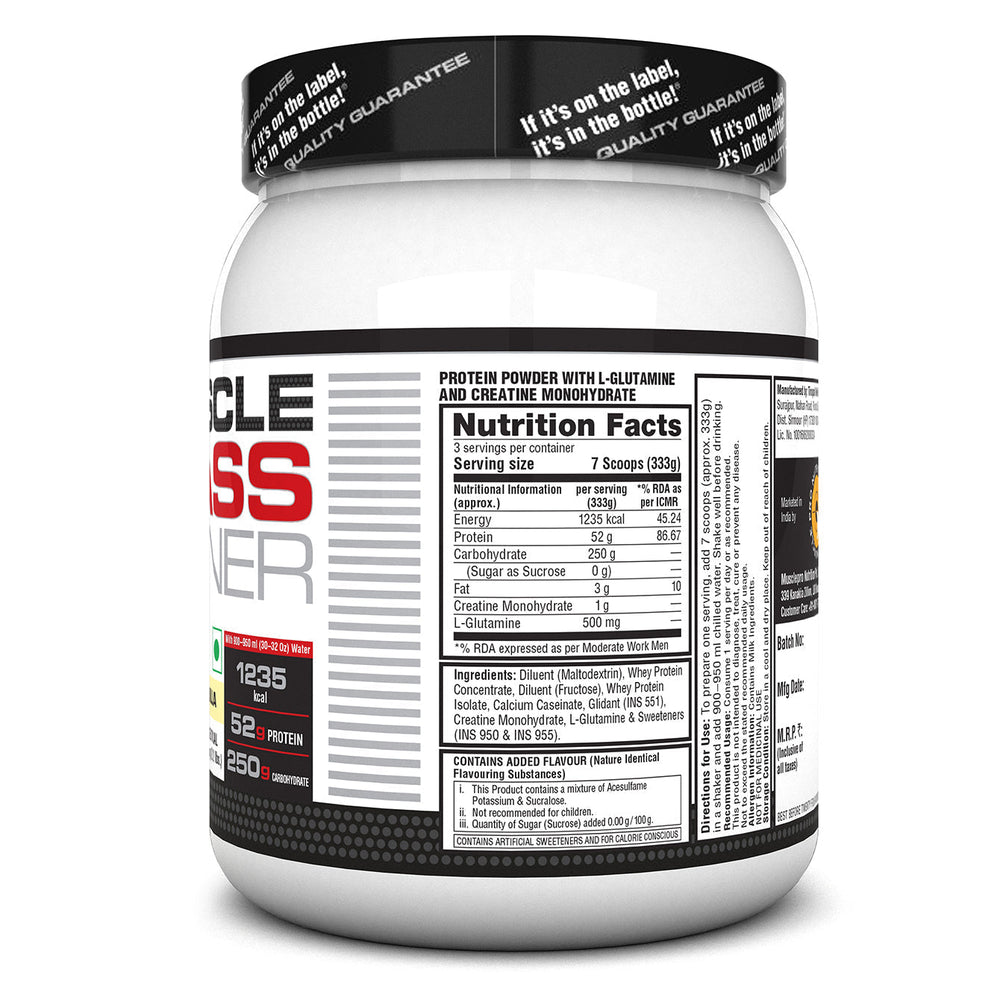 Labrada Muscle Mass Gainer Powder Protein Shake
