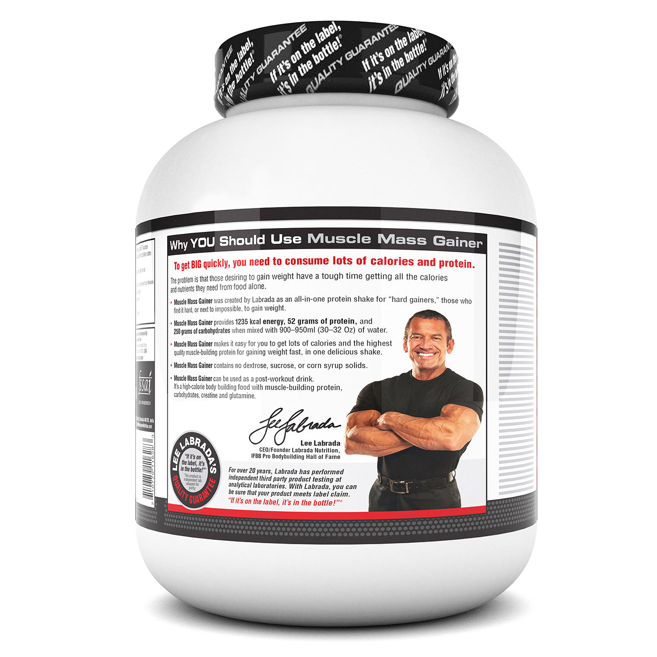 Labrada Muscle Mass Gainer Powder Protein Shake