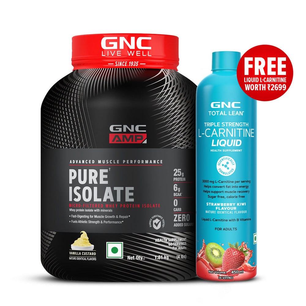 AMP Pure Isolate Whey Protein GNC