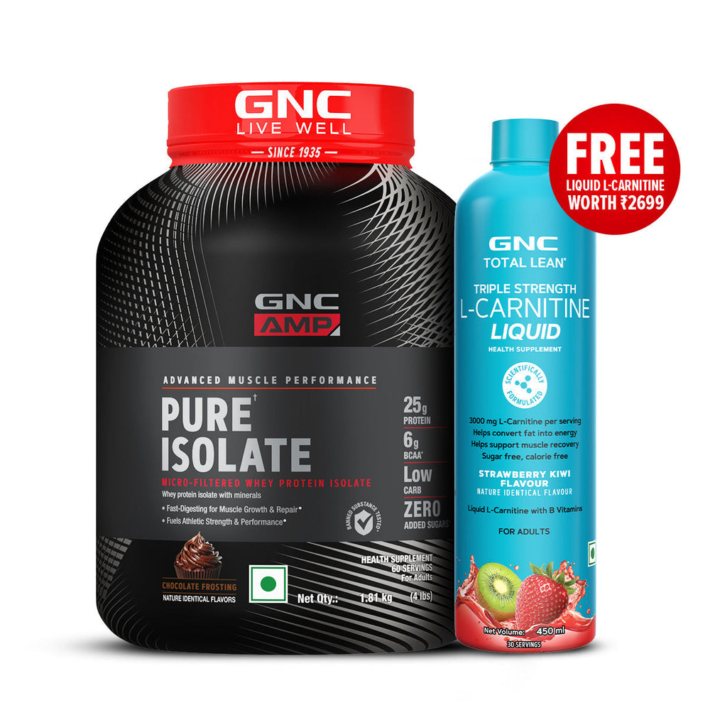 AMP Pure Isolate Whey Protein GNC