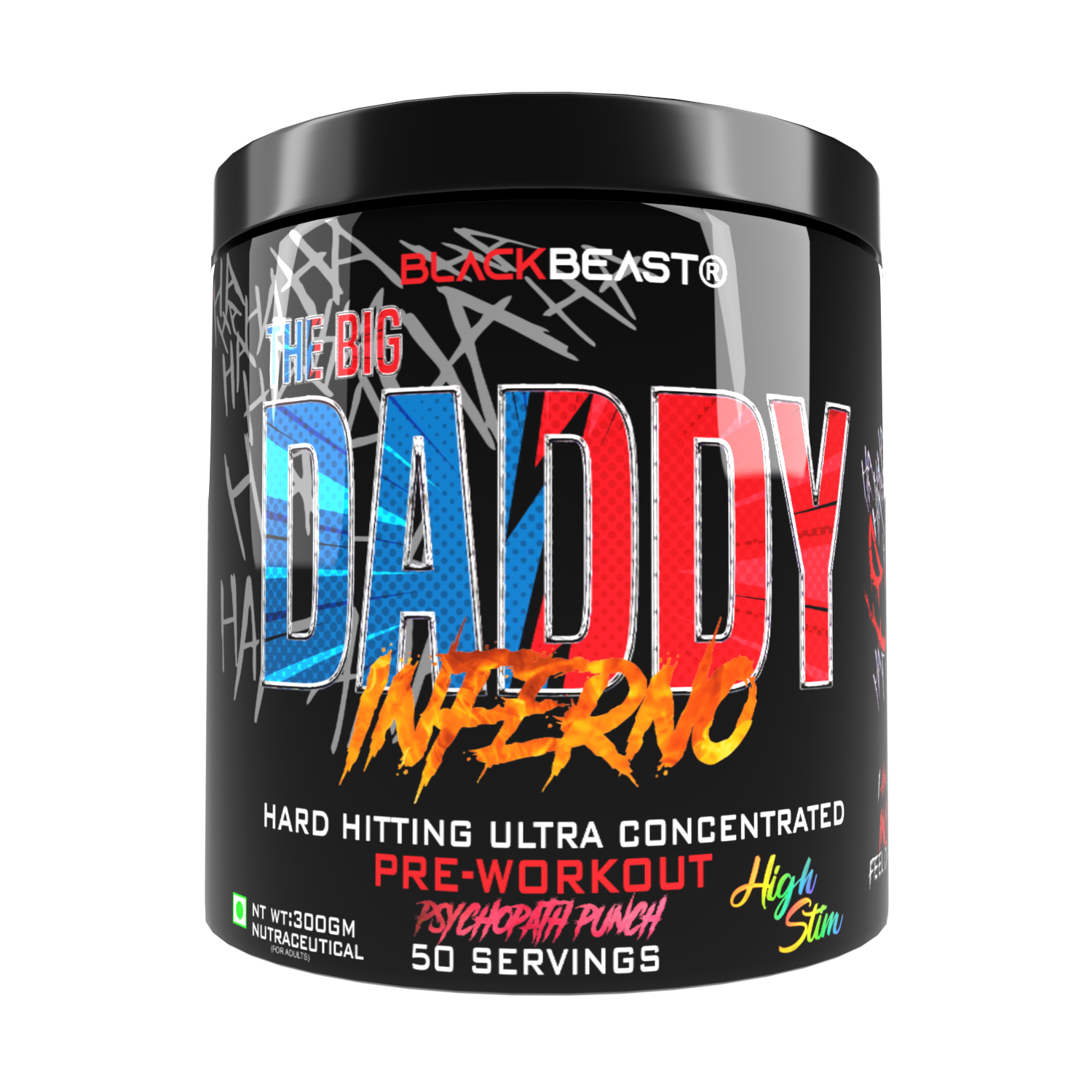 Black Beast The Big Daddy Inferno Preworkout Powder 300g