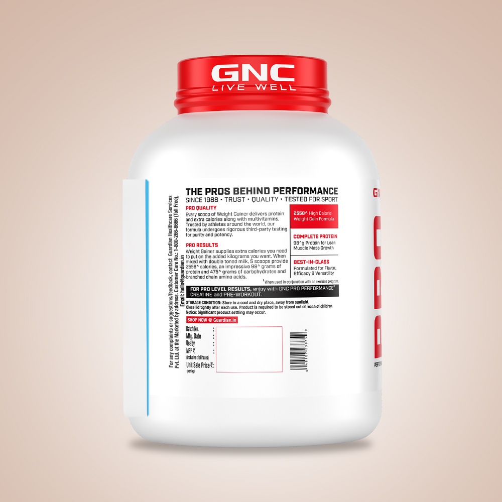Pro Performance Weight Gainer Double Chocolate GNC