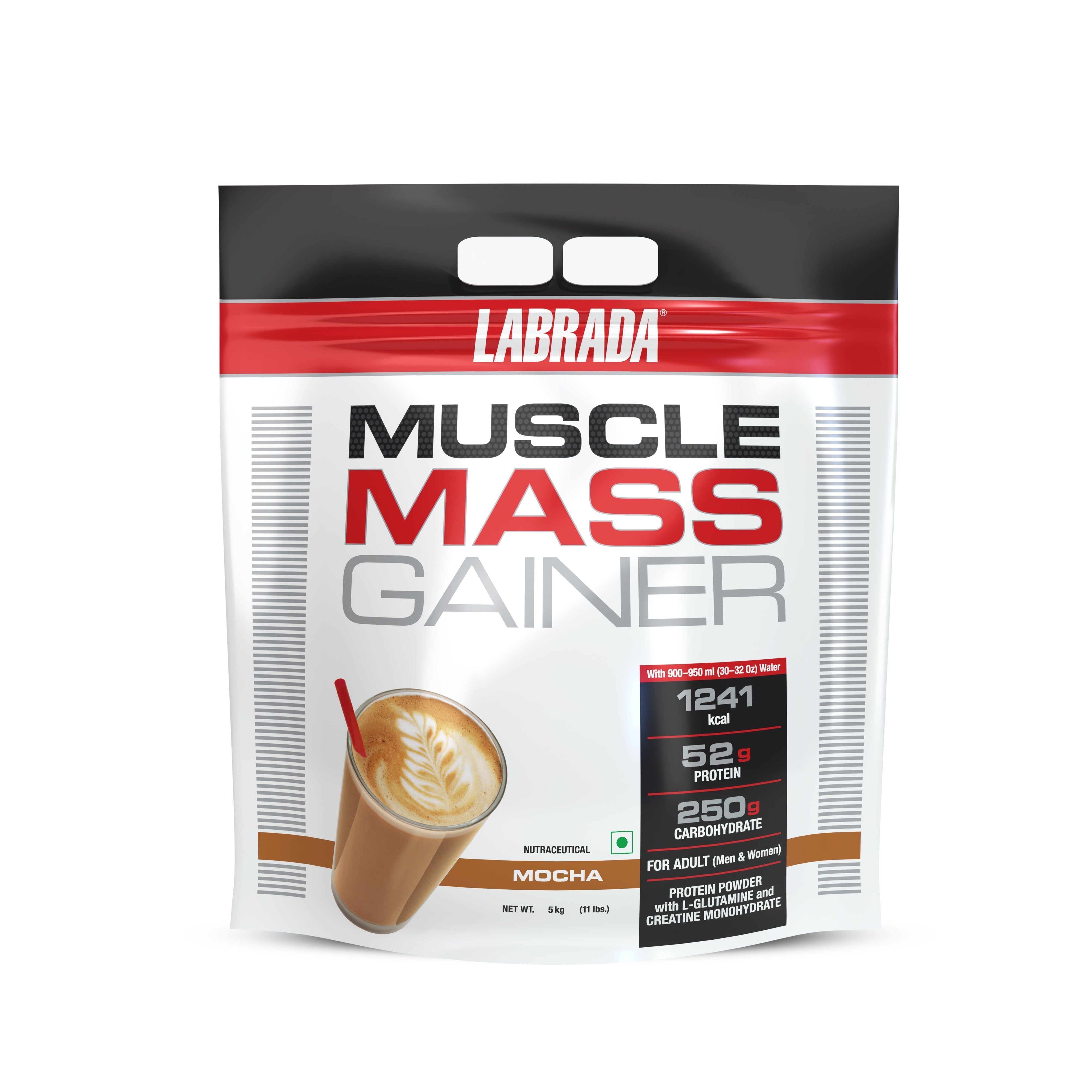 Labrada Muscle Mass Gainer Powder Protein Shake