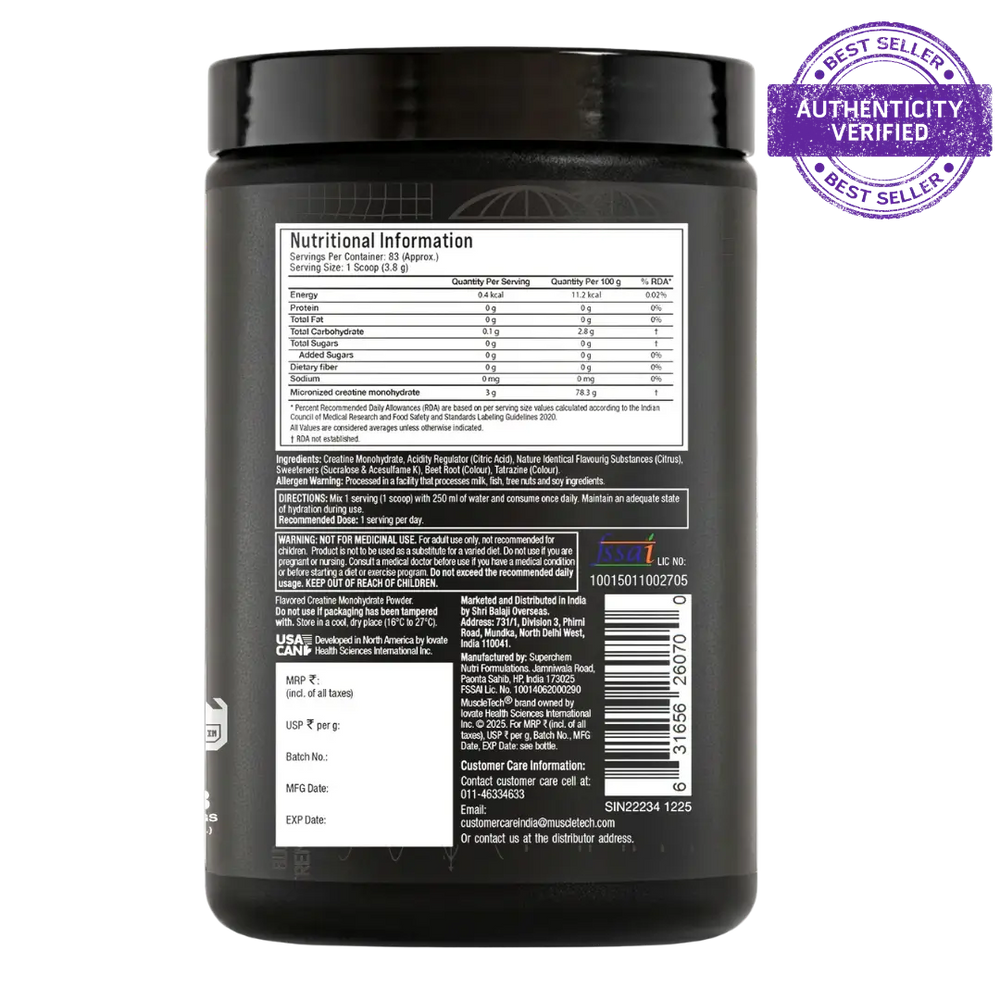 Platinum Creatine Monohydrate MuscleTech