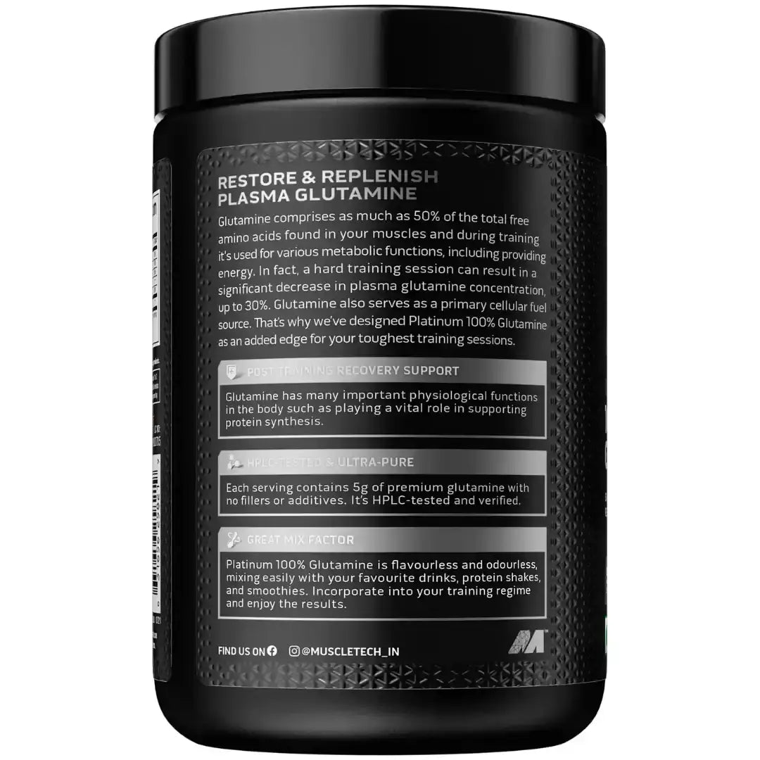 Platinum Glutamine Unflavoured 250 g MuscleTech