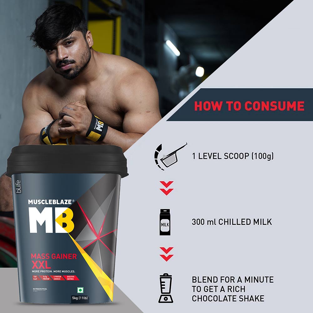 Mass Gainer XXL 5 kg MuscleBlaze
