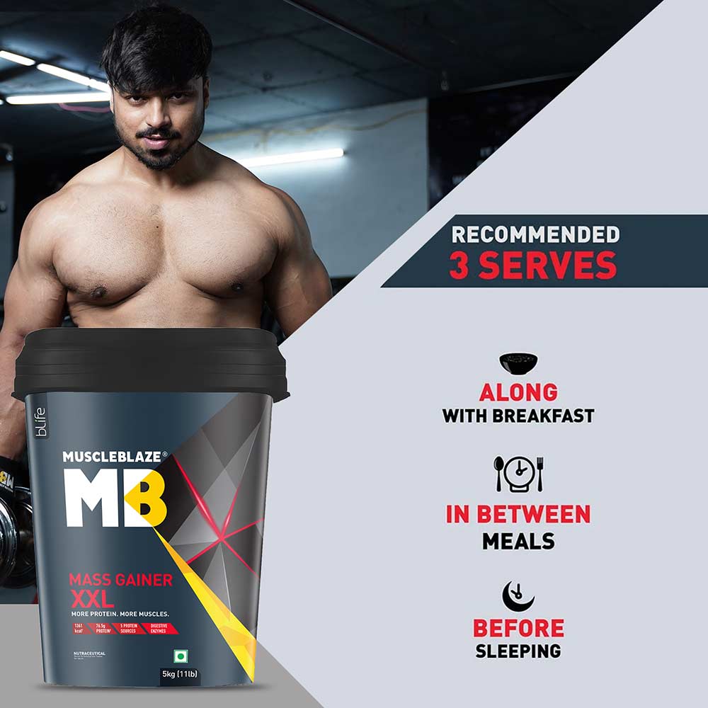 Mass Gainer XXL 5 kg MuscleBlaze