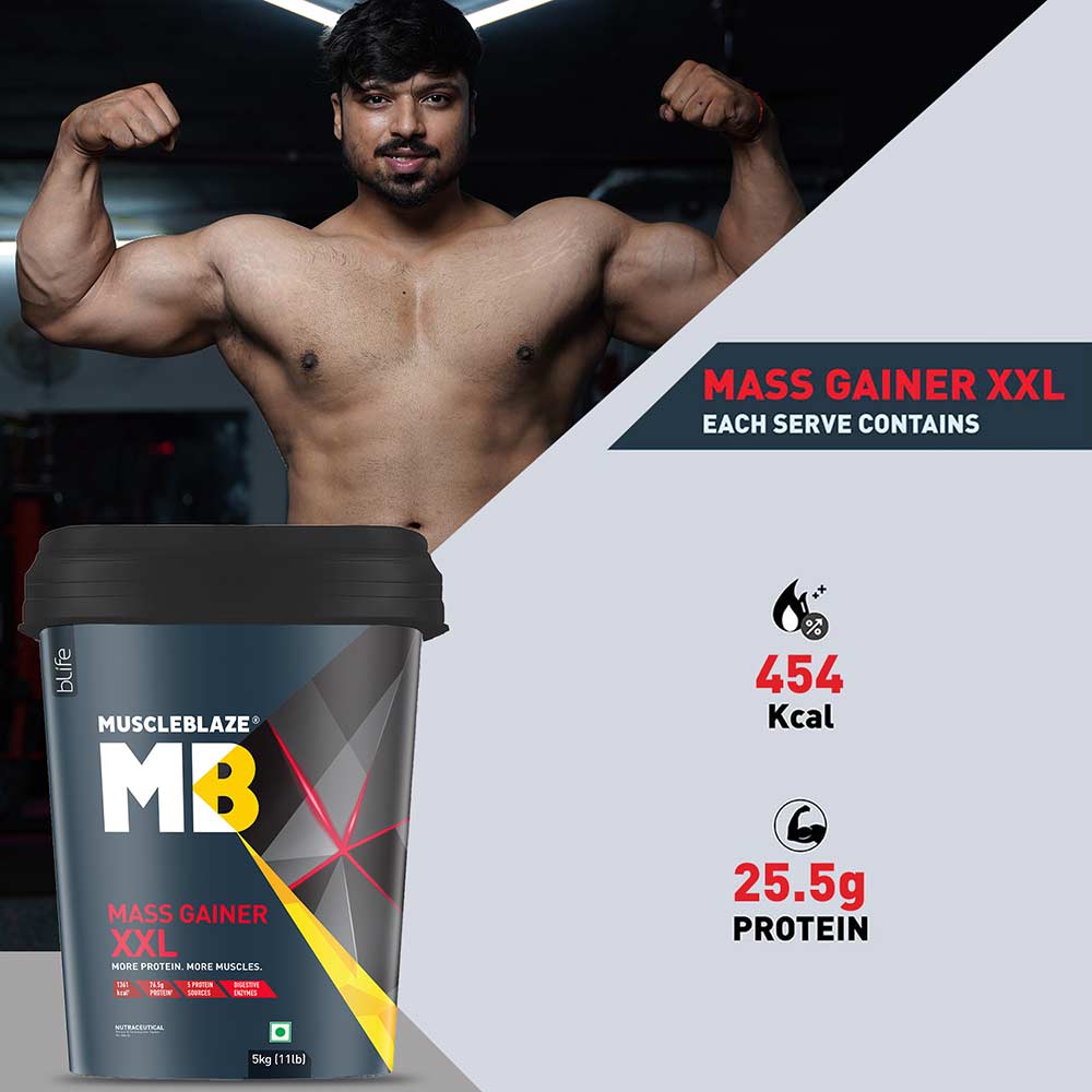 Mass Gainer XXL 5 kg MuscleBlaze