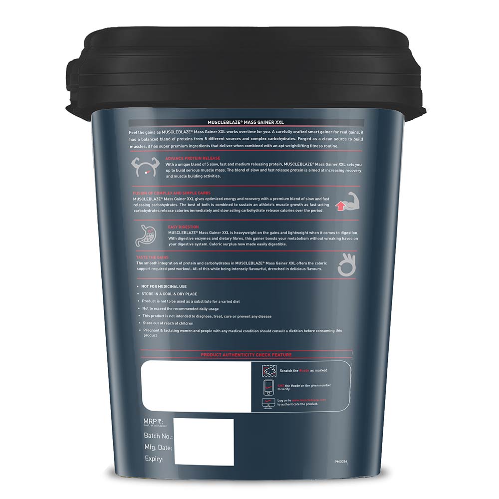 Mass Gainer XXL 5 kg MuscleBlaze