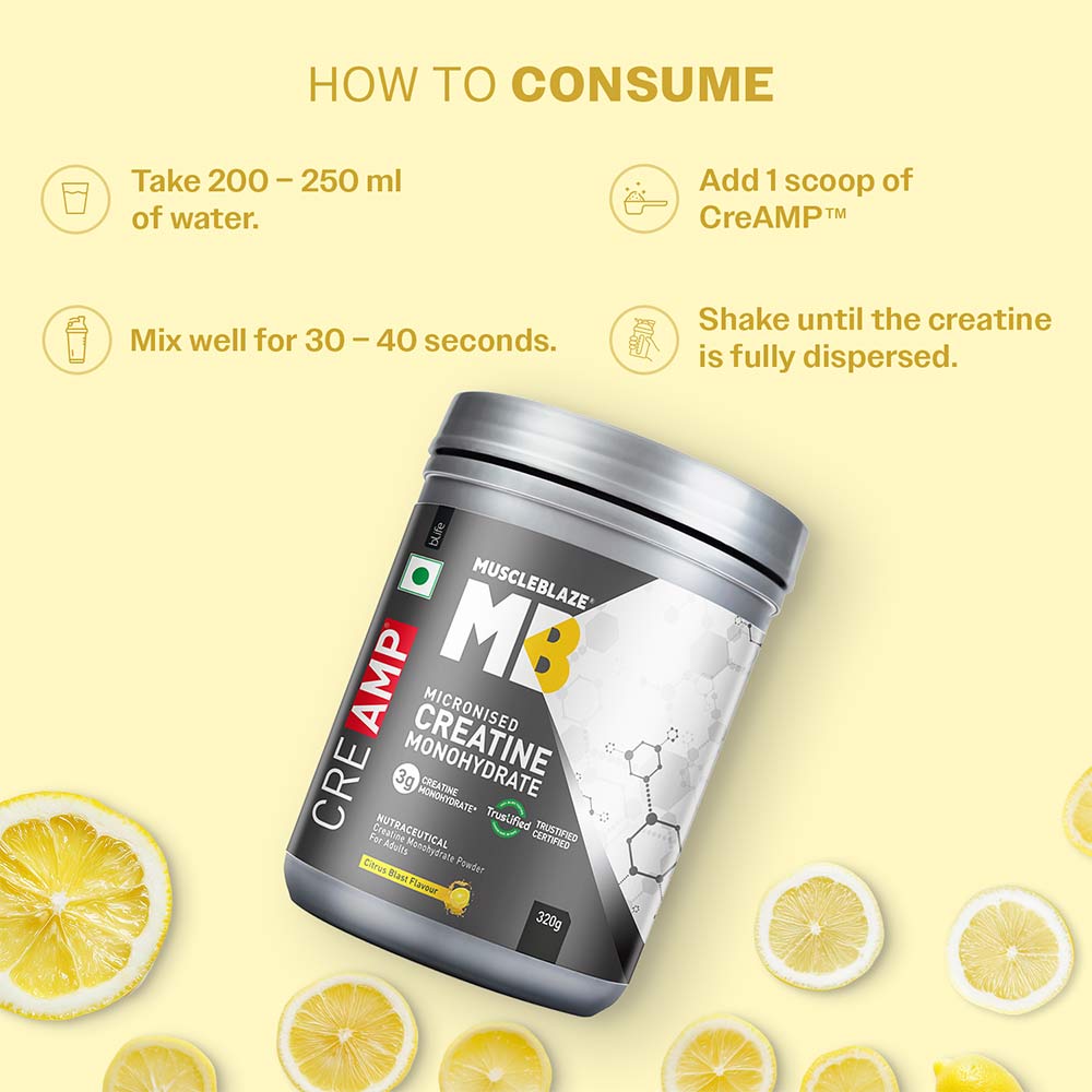 MuscleBlaze CreAMP Creatine Monohydrate Powder