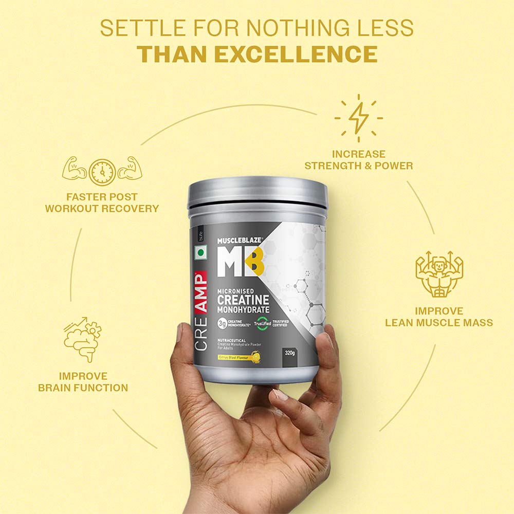 MuscleBlaze CreAMP Creatine Monohydrate Powder