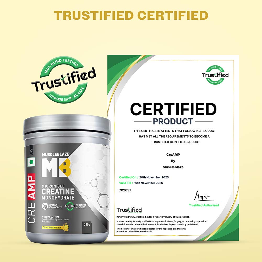 MuscleBlaze CreAMP Creatine Monohydrate Powder