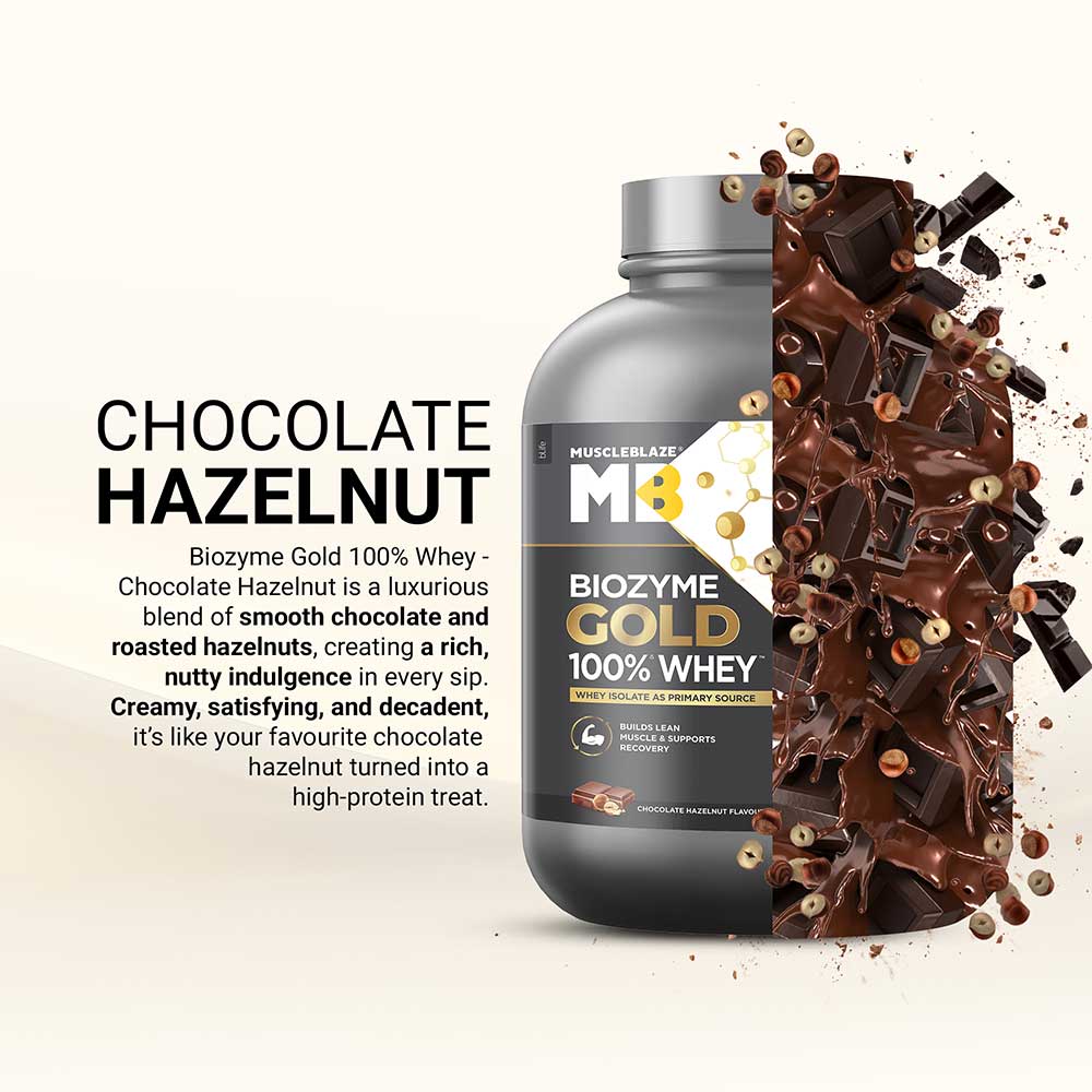 Biozyme Gold 100% Whey MuscleBlaze 2 kg